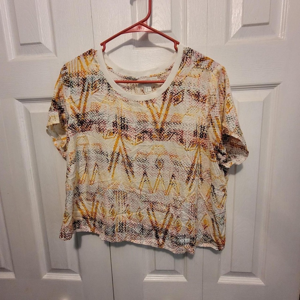 Forever 21 crop top grunge retro
